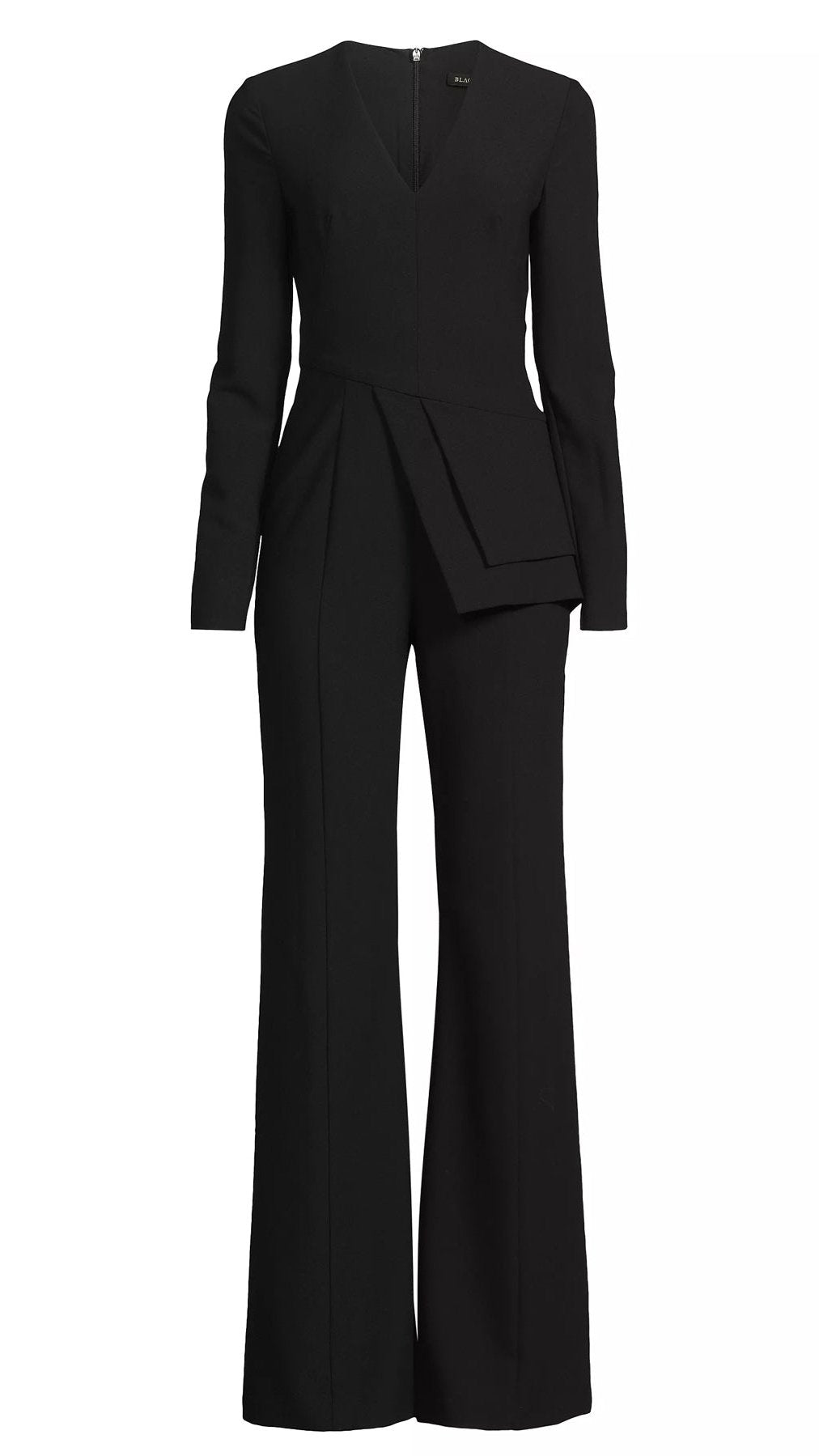 Black Halo Sinclair Long Sleeve Skirted Jumpsuit in Black