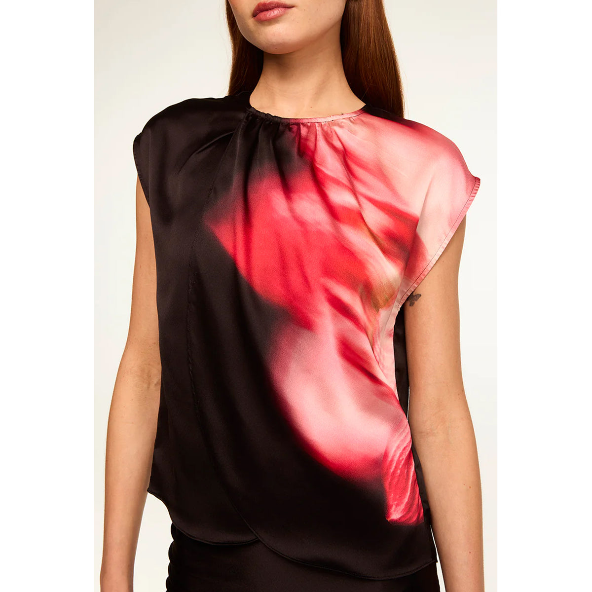 Misa Jessie Cap Sleeve Top in Midnight Orchid