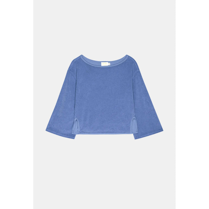 Nation LTD Fallon Terry Sweatshirt in Wedgewood