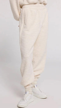 Generation Love Rena Tweed Jogger in Cream