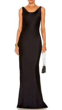 Norma Kamali Maria Gown in Black