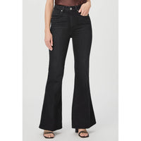 Paige Denim Charlie High Rise Flare Jean in Midnight Raven