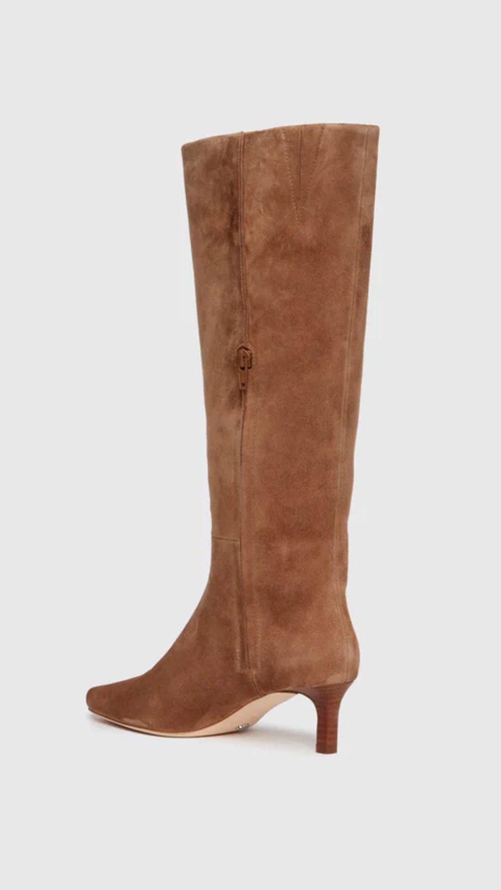 Paige Denim Ansley Suede Tall Boot in Truffle