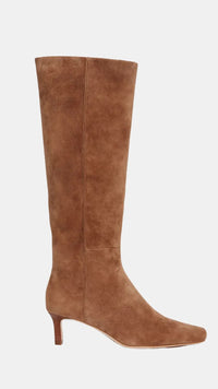 Paige Denim Ansley Suede Tall Boot in Truffle