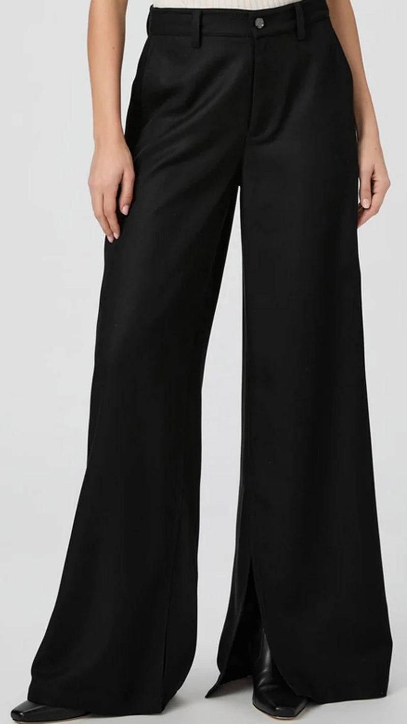 Paige Denim Portia Wide Leg Pant in Before Dawn