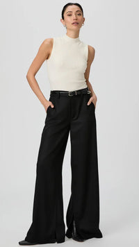 Paige Denim Portia Wide Leg Pant in Before Dawn