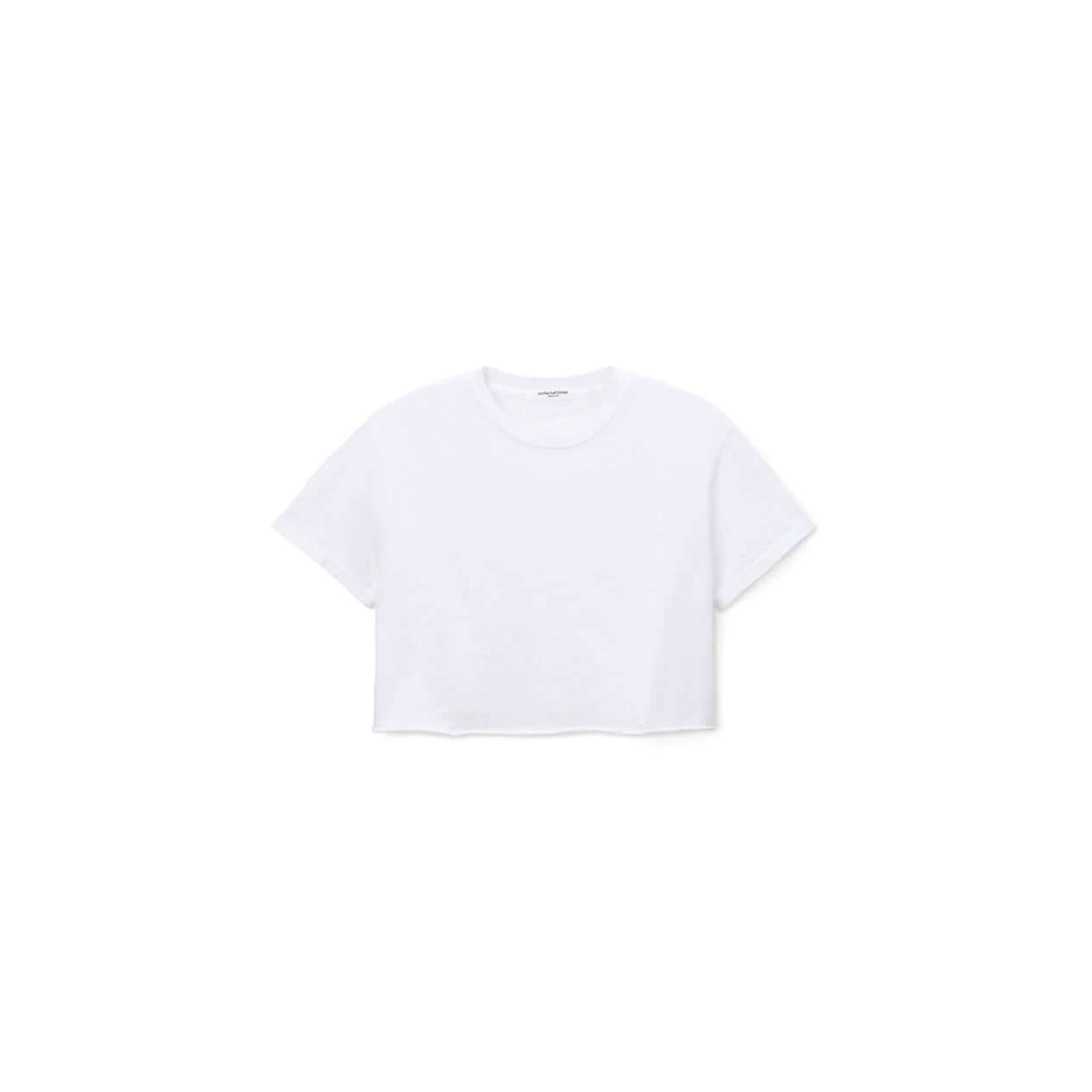 Perfect White Tee Courtney Cropped Tee in White