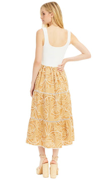 Allison New York Giselle Dress in Tuscan Tan