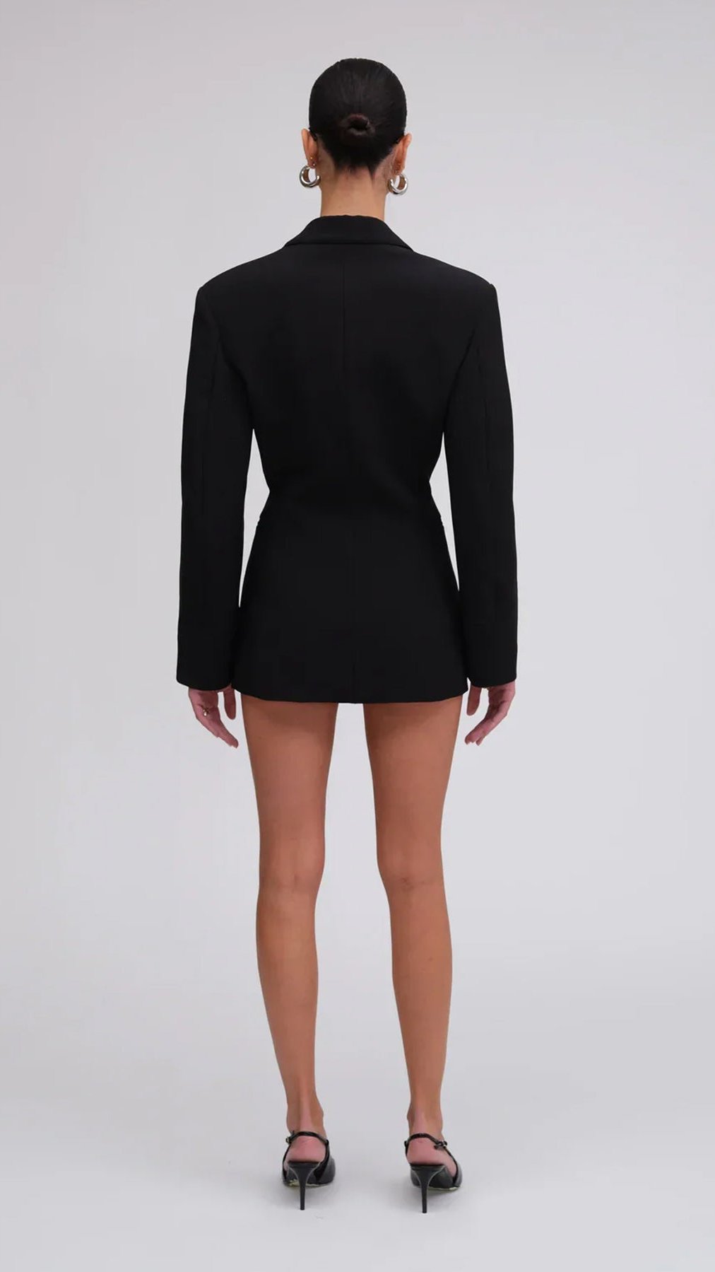 Ronny Kobo Samantha Blazer Dress in Black