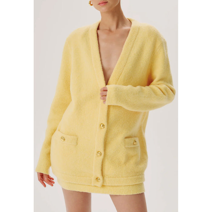 Ronny Kobo Hilari Knit Cardigan in Sunglow