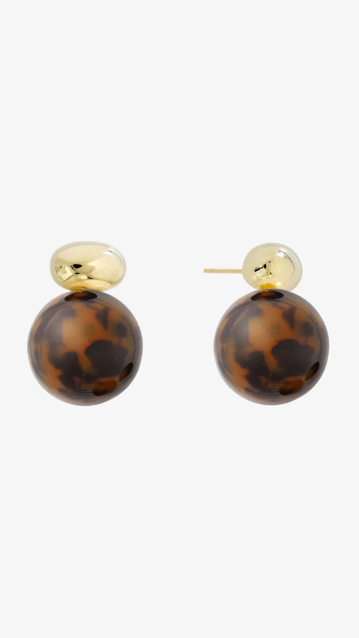 Shashi Jewelry Alice Tortoise Earring in Gold