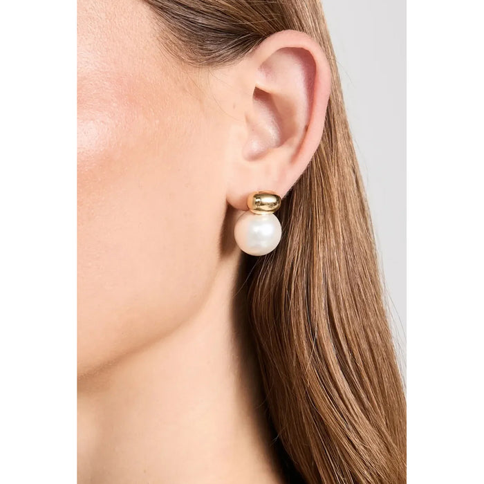 Shashi Jewelry Alice Pearl Earring in Gold