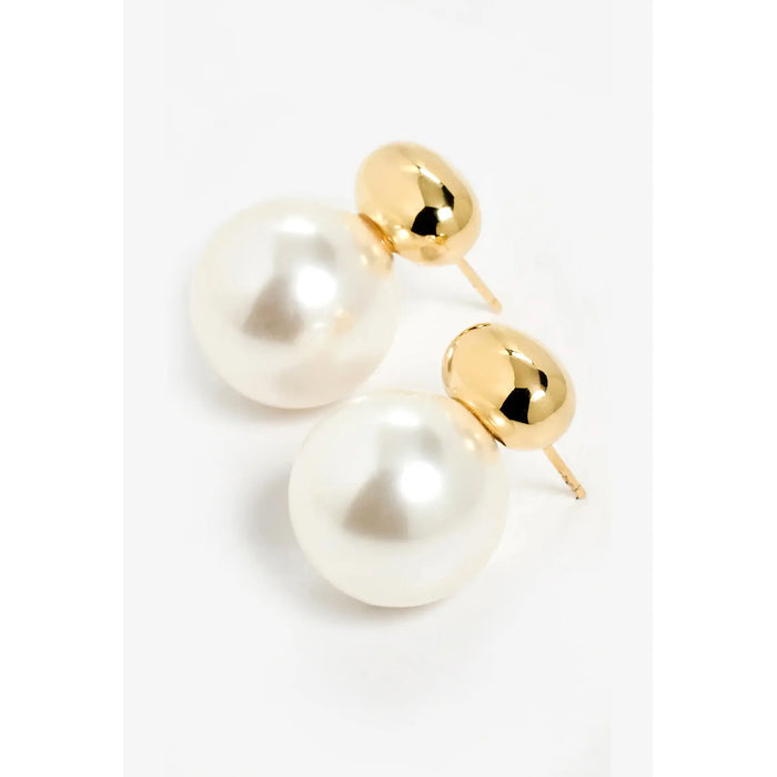 Shashi Jewelry Alice Pearl Earring in Gold