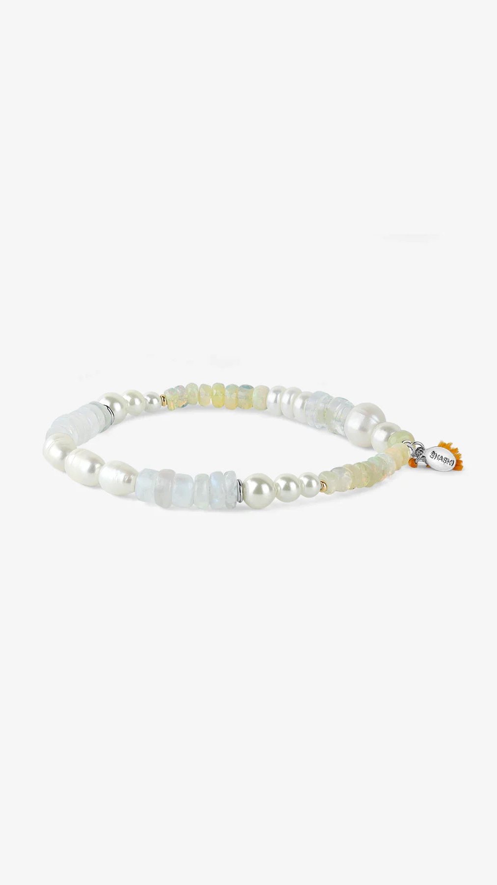 Shashi Jewelry Como Beaded Bracelet in Blanche