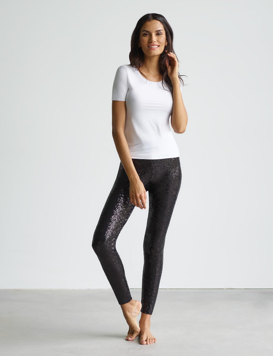 Super High Waisted Sequin Leggings curated on LTK