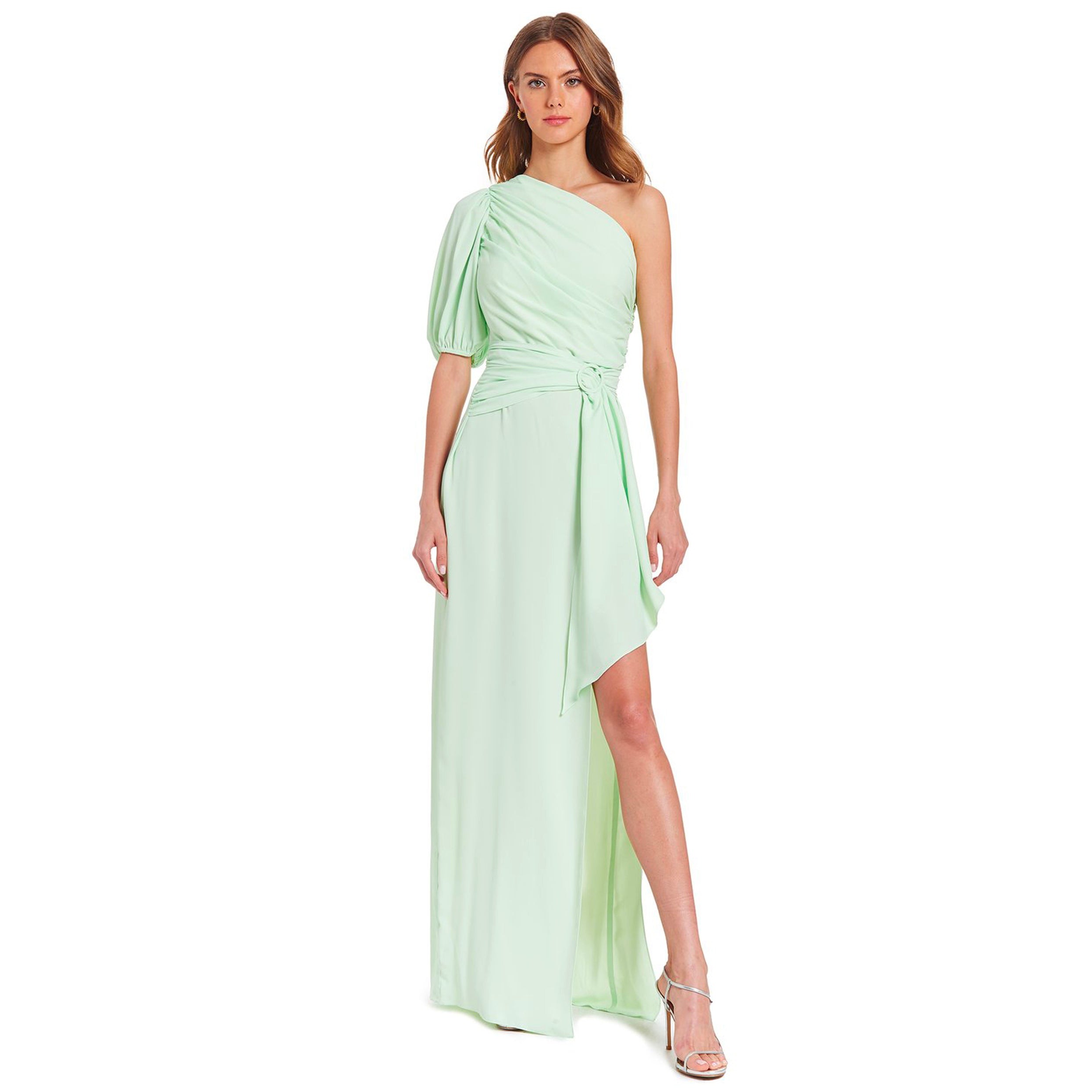 Amanda Uprichard Bexley Gown in Hypermint