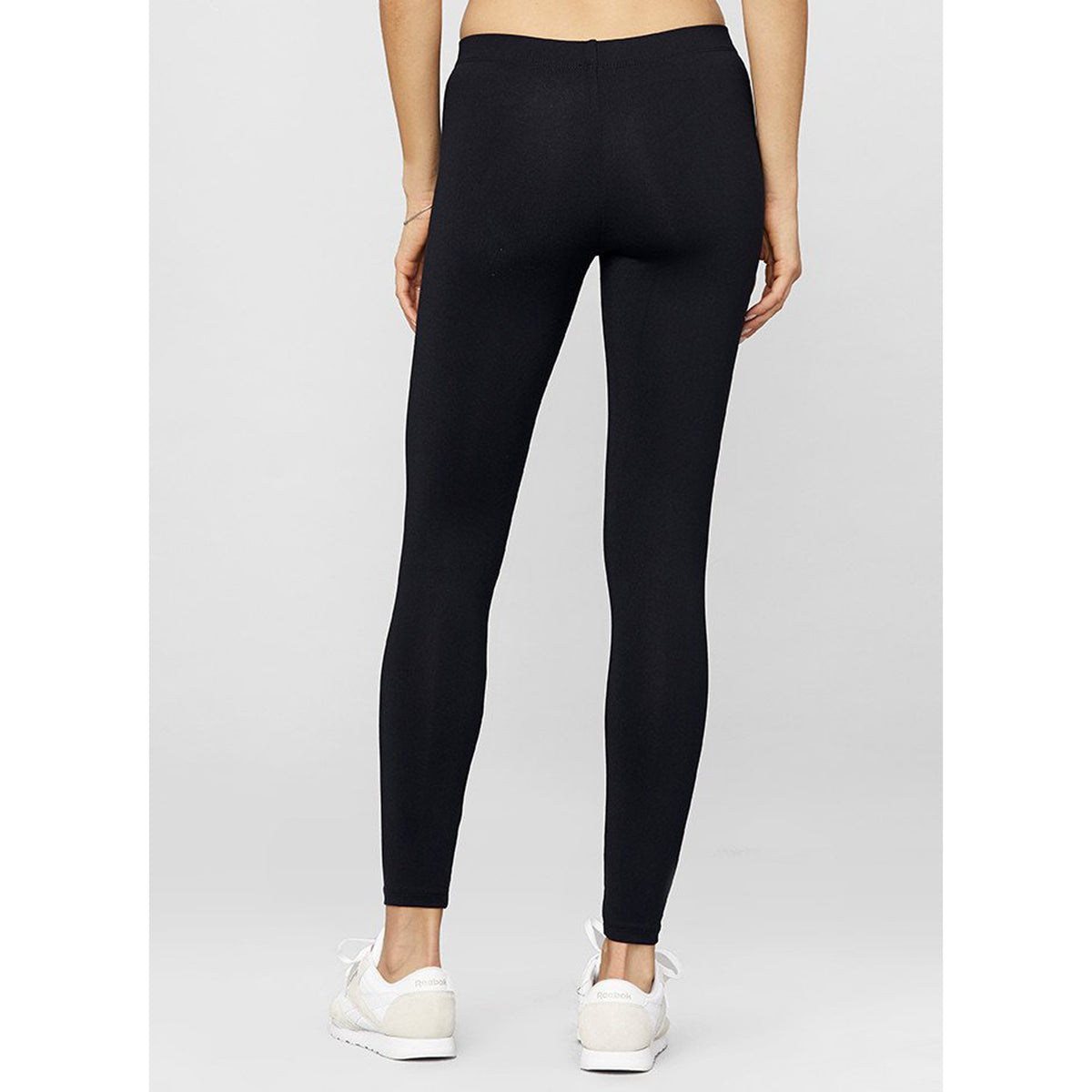 DAVID-K LEGGINGS WOMEN'S YOGA PANTS WITH SOLID WAISTBAND ONE SIZE
